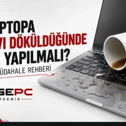 laptopa sıvı döküldü ne yapılmalı