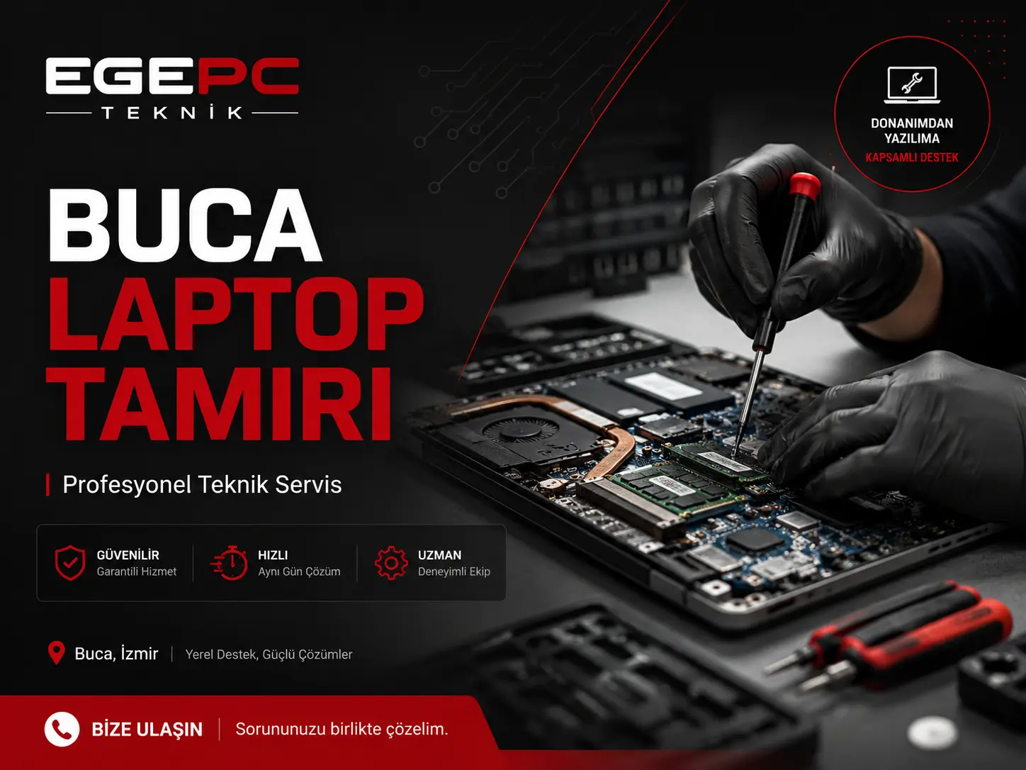buca laptop tamiri